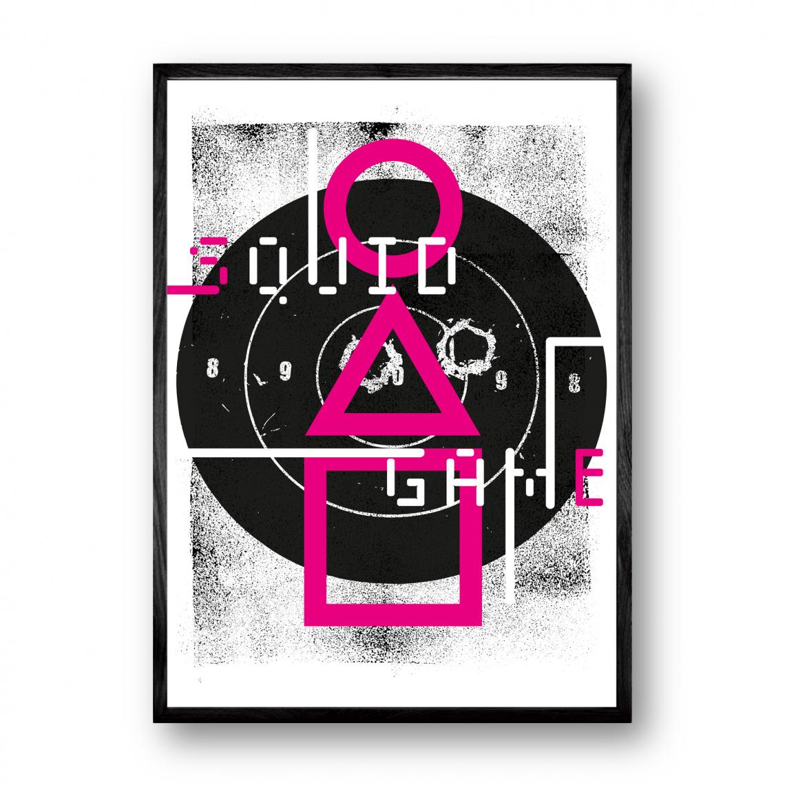 Beneffito - Squid game - Signature Poster - Symbol - 21x30 cm - Affiches, posters