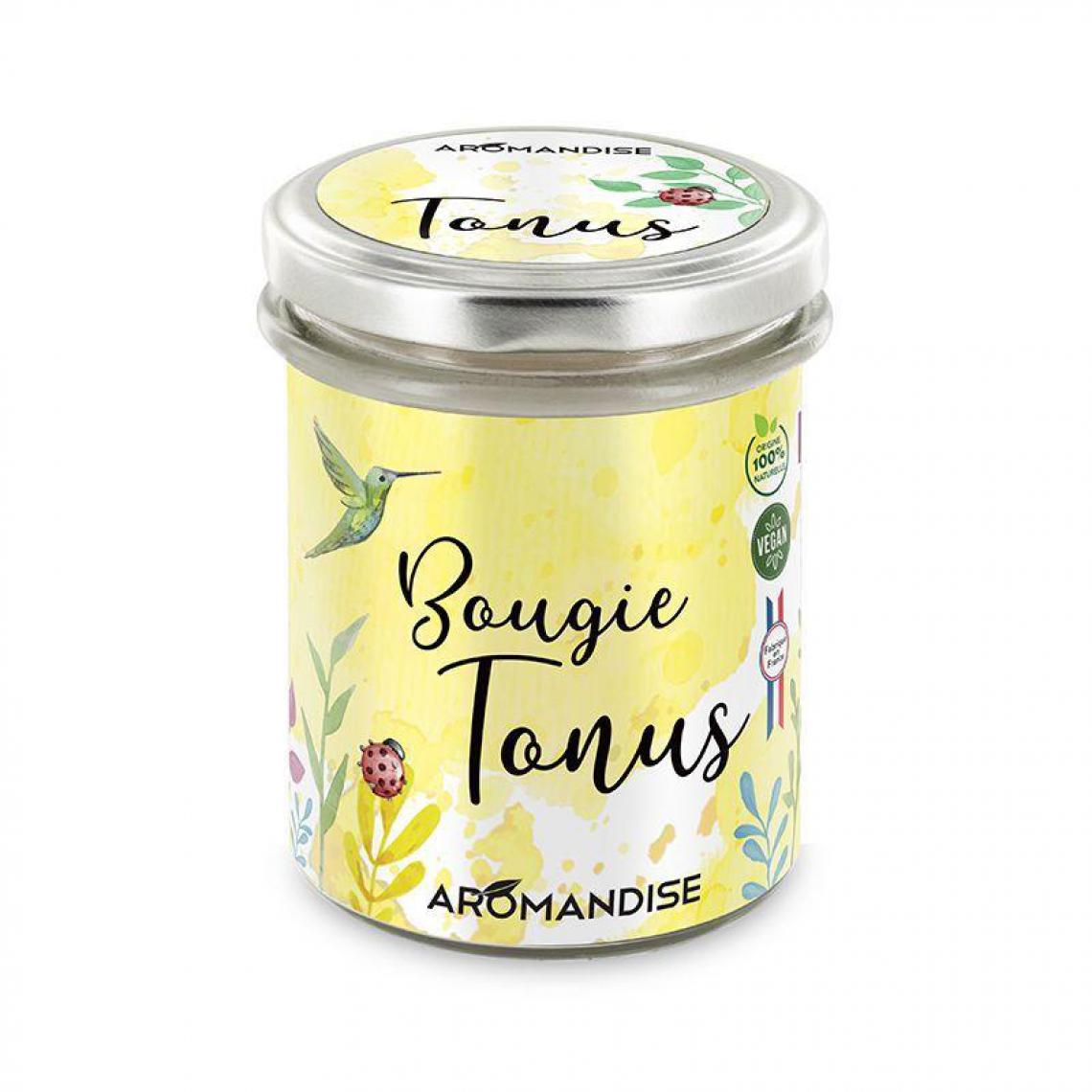 Aromandise - Bougie d'ambiance Tonus - 30h - Bougies