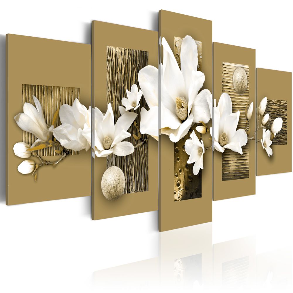 Bimago - Tableau - Jardin des magnolias - Décoration, image, art | Fleurs | Magnolias | - Tableaux, peintures