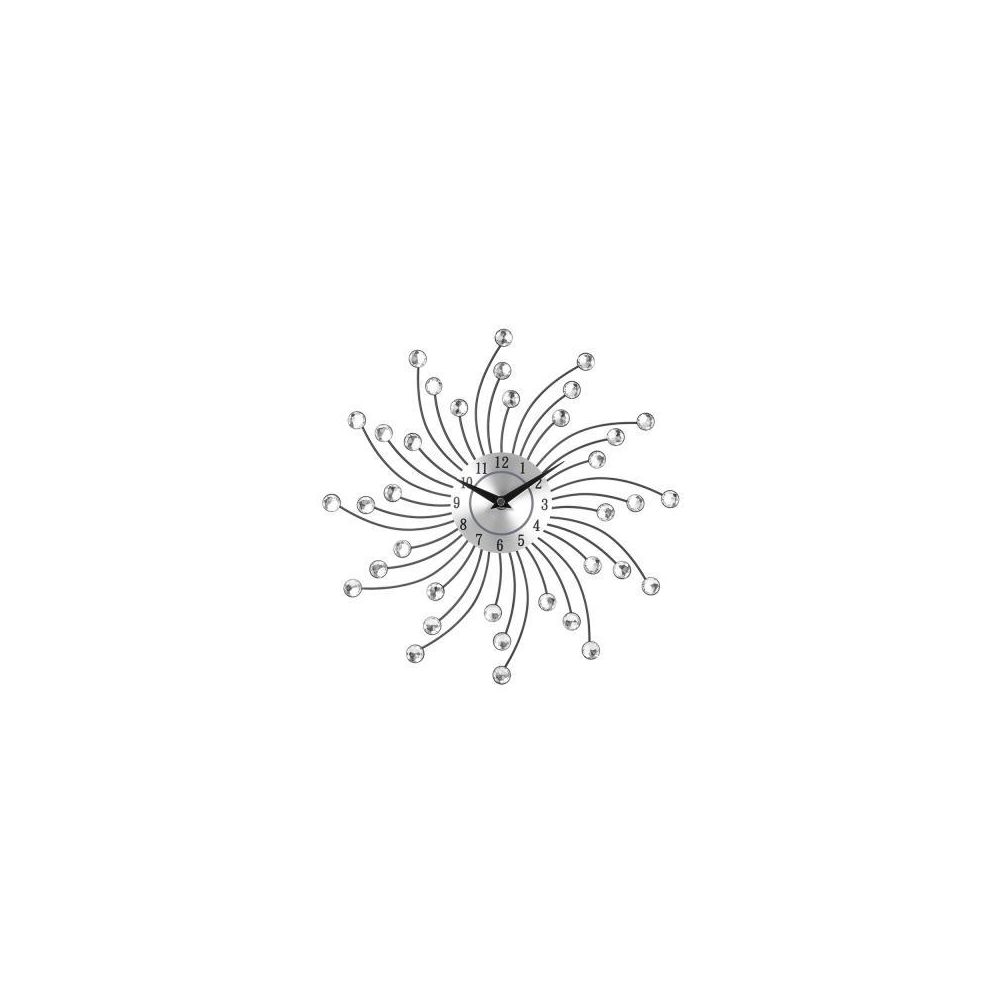 Auto-Hightech - Horloge-Horloge Murale En Cristal Silencieux Maison Art Décor Diamètre 32cm - Horloges, pendules