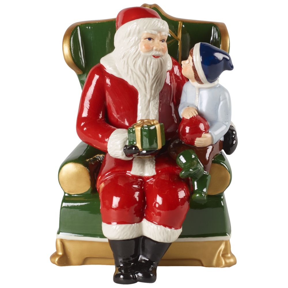 Villeroy & Boch - Villeroy & Boch - Père Noël sur son fauteuil - Décorations de Noël