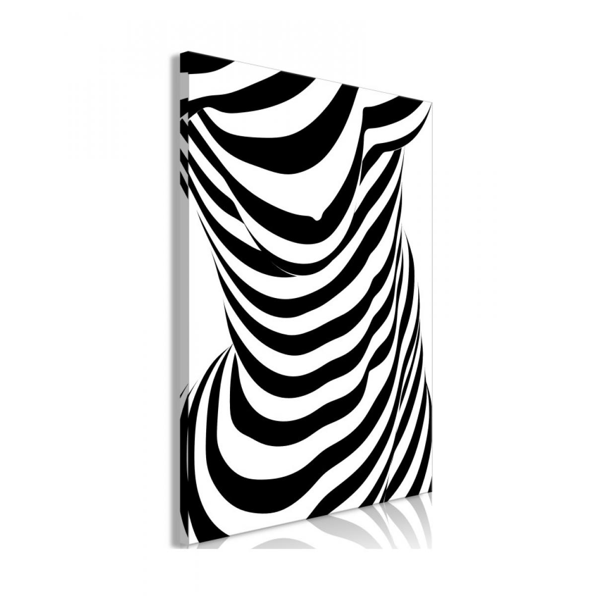 Artgeist - Tableau - Zebra Woman (1 Part) Vertical 40x60 - Tableaux, peintures