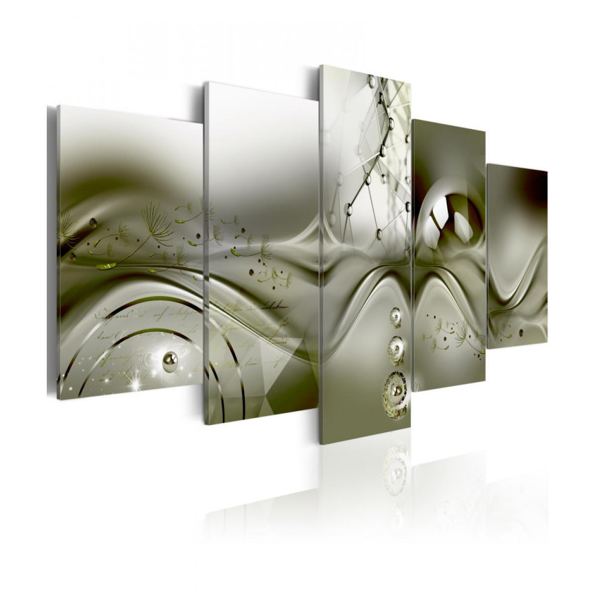 Artgeist - Tableau - Green Configuration 100x50 - Tableaux, peintures