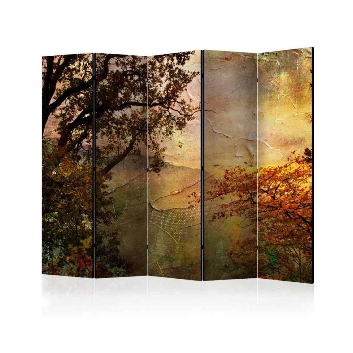 Artgeist - Paravent 5 volets - Painted autumn II [Room Dividers] 225x172 - Paravents