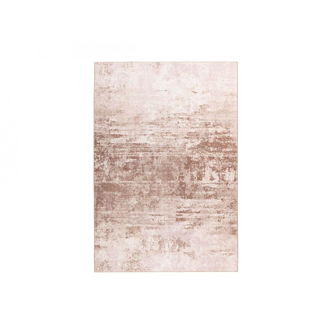 Bobochic - BOBOCHIC Tapis poil court rectangulaire SAPHIRA motif oriental Beige 160x230 - Tapis