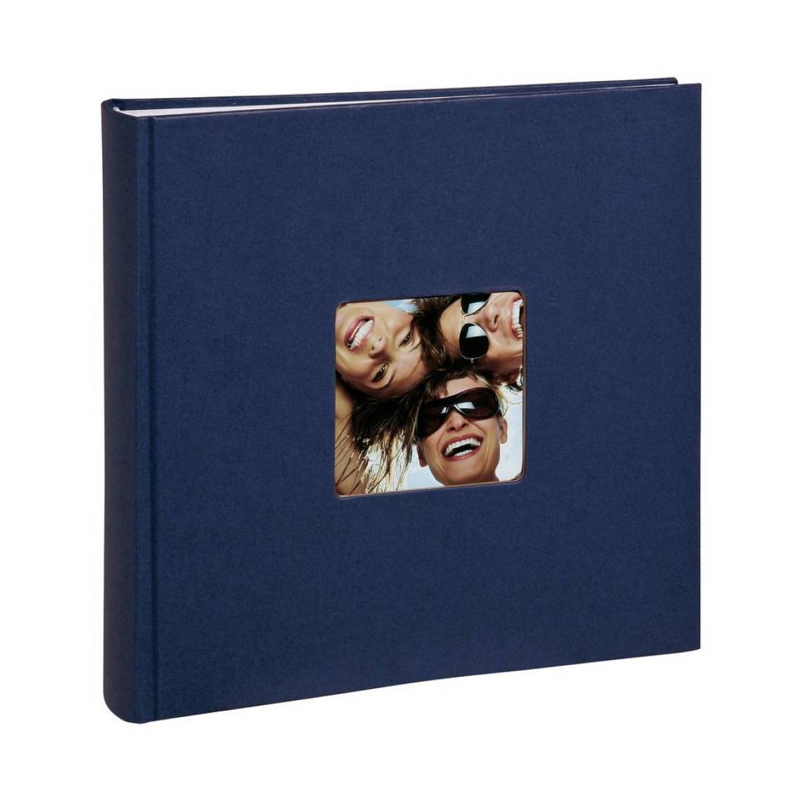 Ac-Deco - Album photo à feuillets cristal Fun - 100 pages - L 30 x l 30 cm - Bleu - Cadres, pêle-mêle