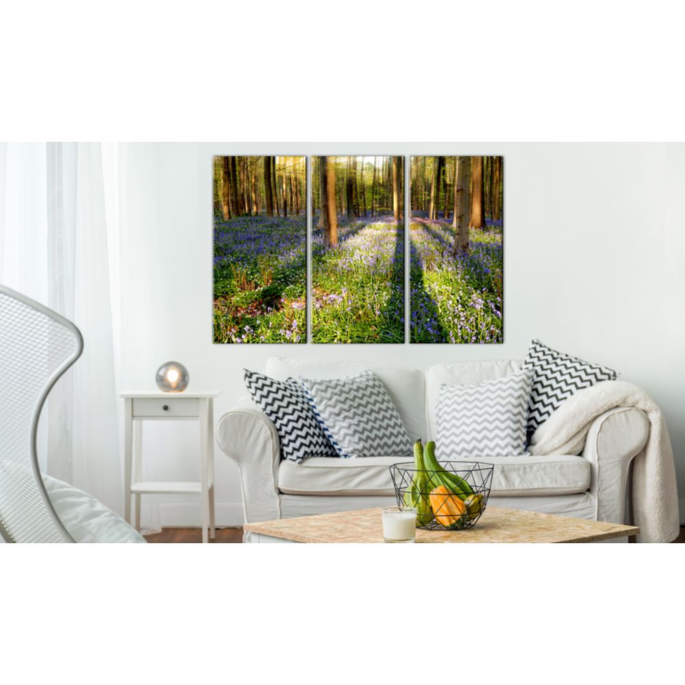 marque generique - 120x80 Tableau Forêt Paysages Stylé Spring Forest - Tableaux, peintures