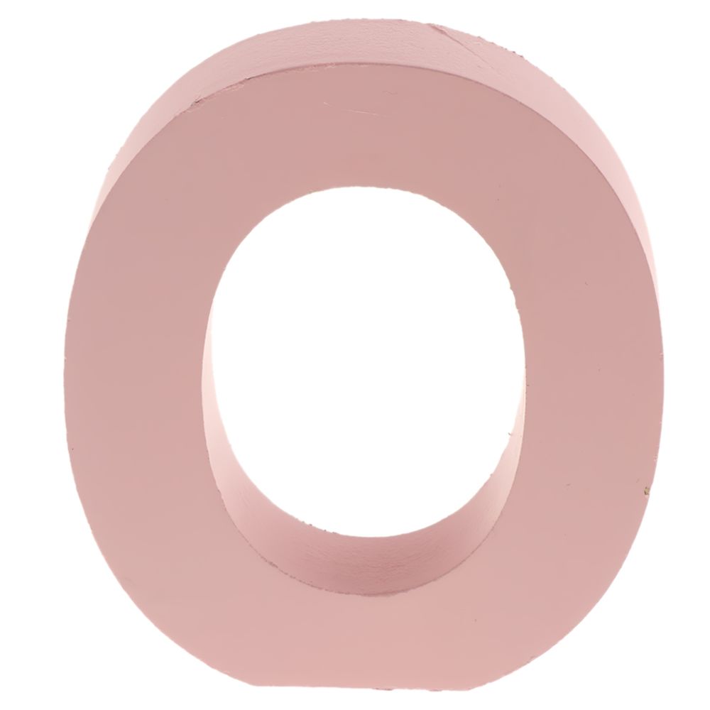 marque generique - Lettres de flottement en bois rose Numéro de porte Alphabet Lettre Adresse sorts O - Objets déco