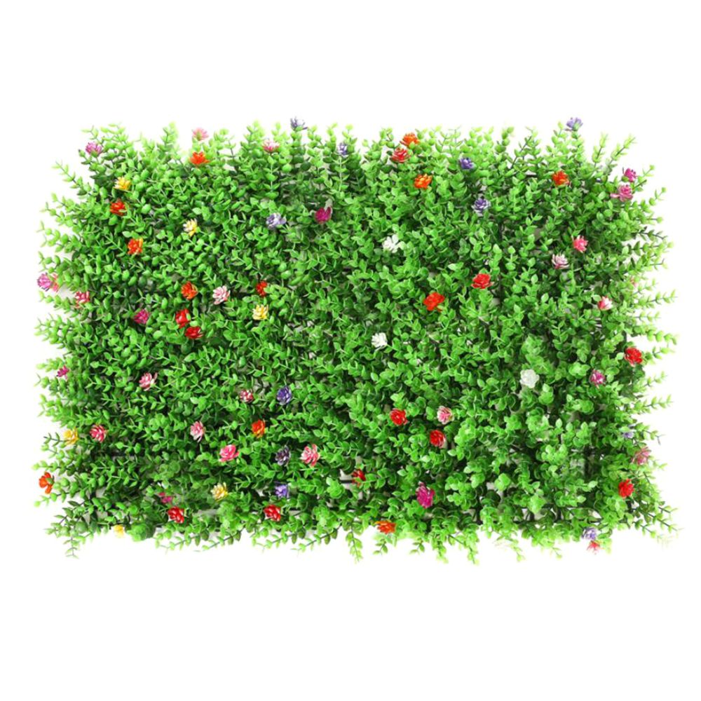 marque generique - Pelouse artificielle de décor de maison de lieu de gazon de décor de gazon de 40x60cm avec la fleur - Plantes et fleurs artificielles