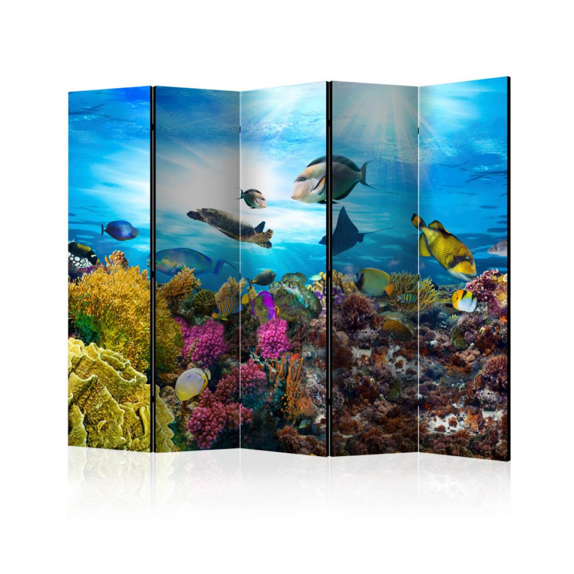Artgeist - Paravent 5 volets - Coral reef II [Room Dividers] 225x172 - Paravents