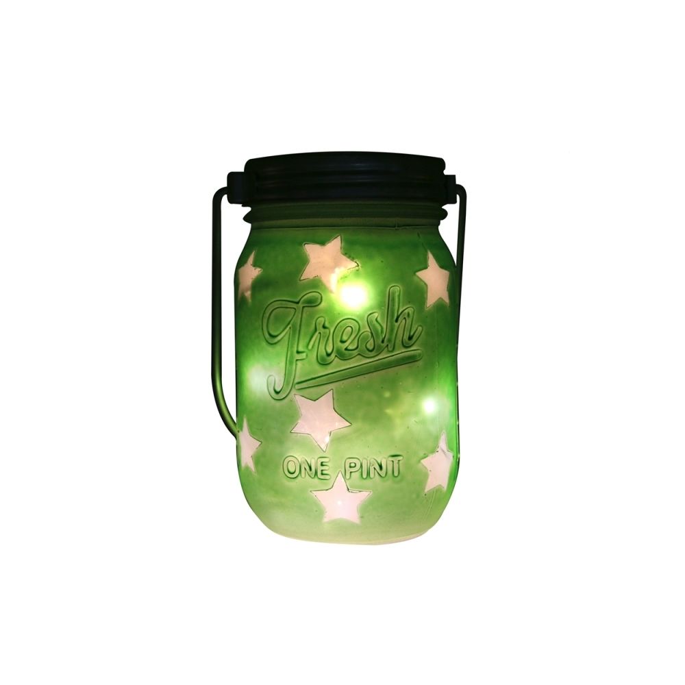 marque generique - Pot lumineux - Vert - Décoration lumineuse - Décorations de Noël