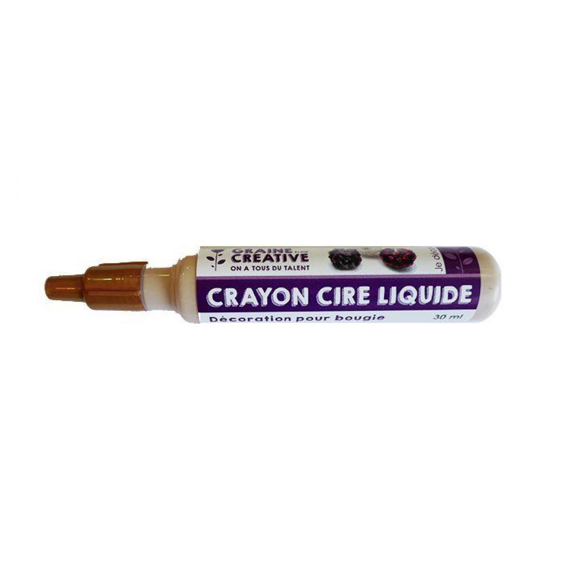 Sans Marque - Crayon cire liquide pour bougie - Doré - Bougies