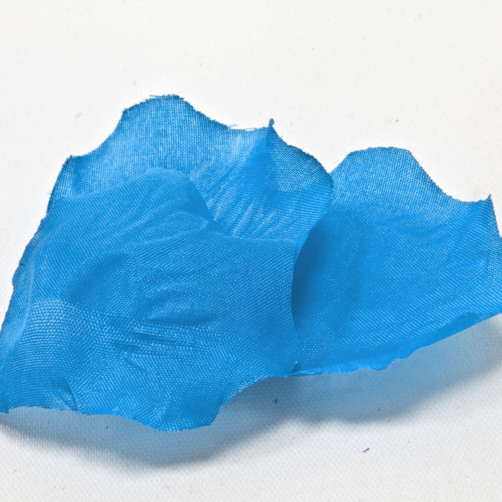 Visiodirect - Lot de 1000 Pétales en tissu coloris Turquoise - 5,5 x 3,5 cm - Objets déco
