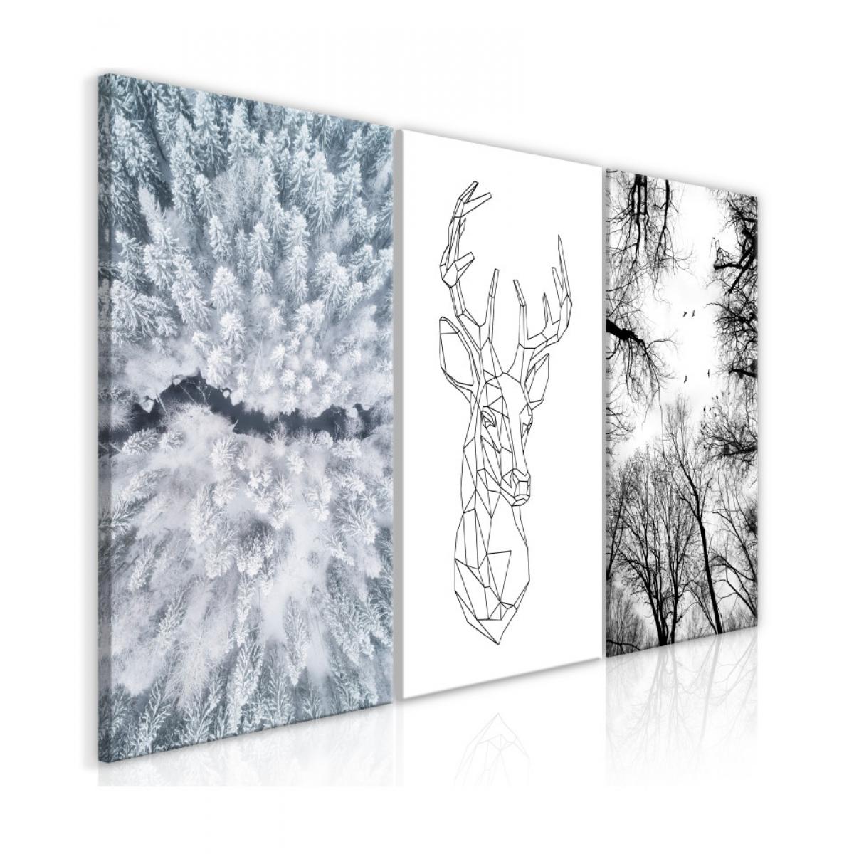 Artgeist - Tableau - Deers Life (Collection) 60x30 - Tableaux, peintures