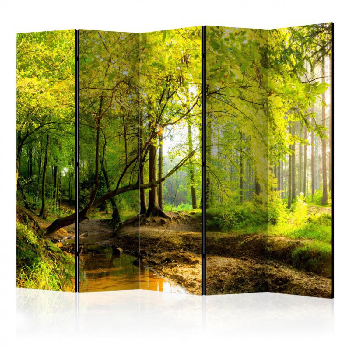 Artgeist - Paravent 5 volets - Forest Clearing II [Room Dividers] .Taille : 225x172 - Paravents