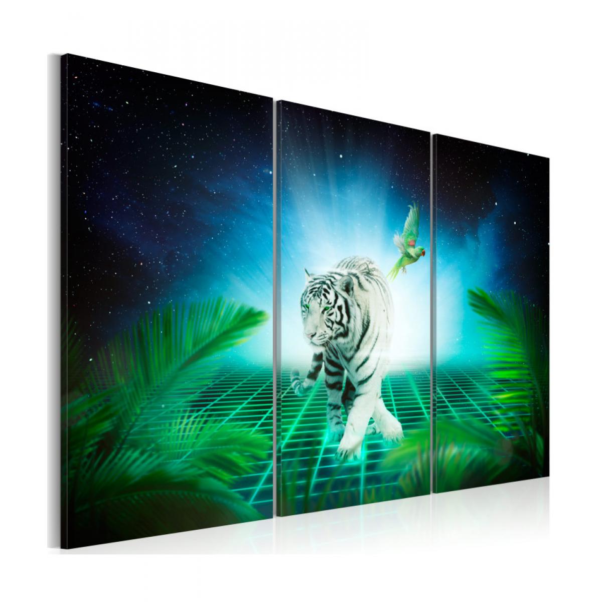 Artgeist - Tableau - Ice tiger 120x80 - Tableaux, peintures