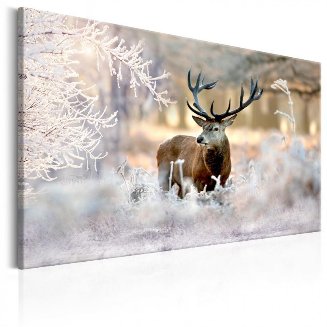 Artgeist - Tableau - Deer in the Cold .Taille : 120x80 - Tableaux, peintures