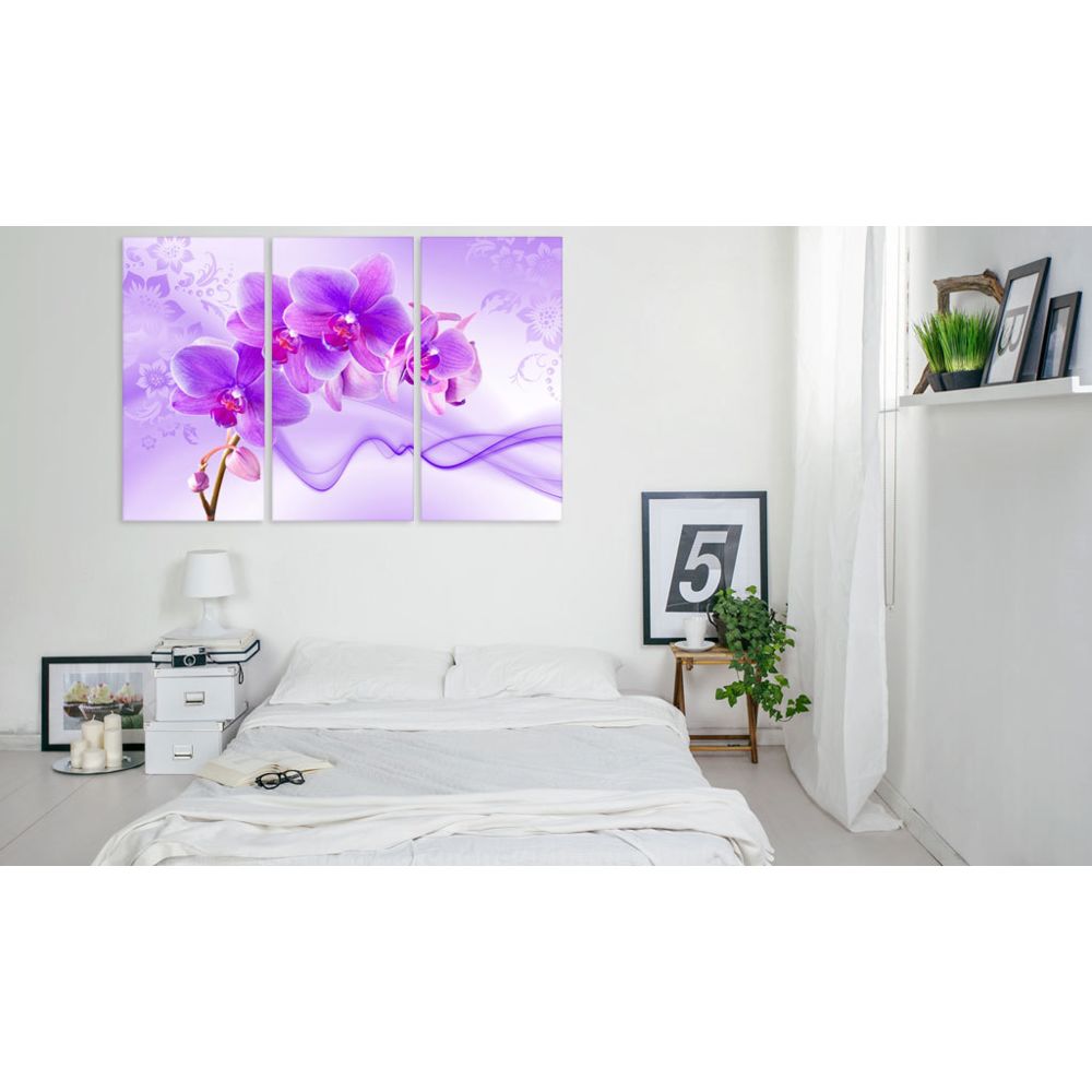 marque generique - 90x60 Tableau Orchidées Fleurs Admirable Ethereal orchid - Tableaux, peintures