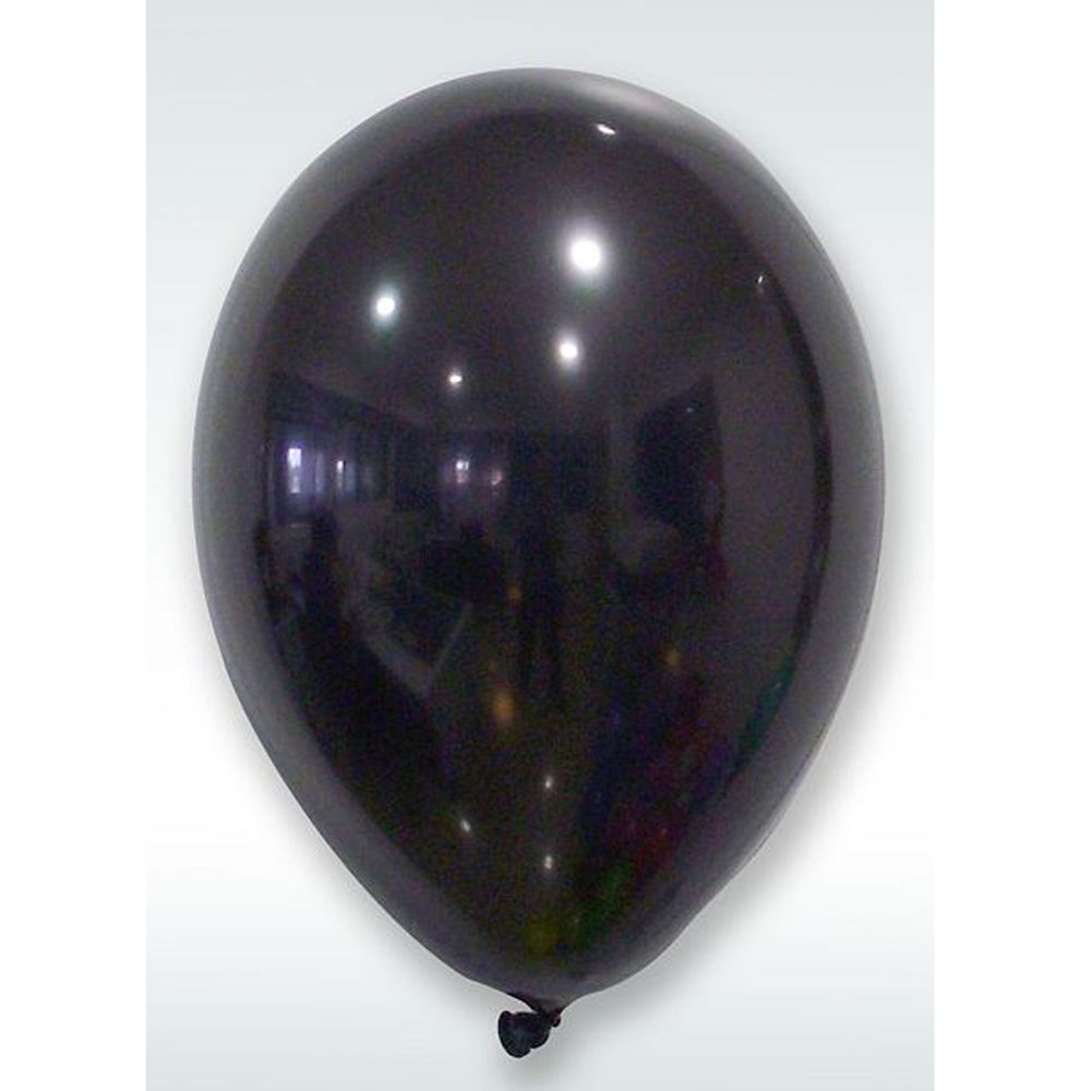 Visiodirect - Lot de 600 ballons opaque coloris Noir - 25 Cm - Objets déco