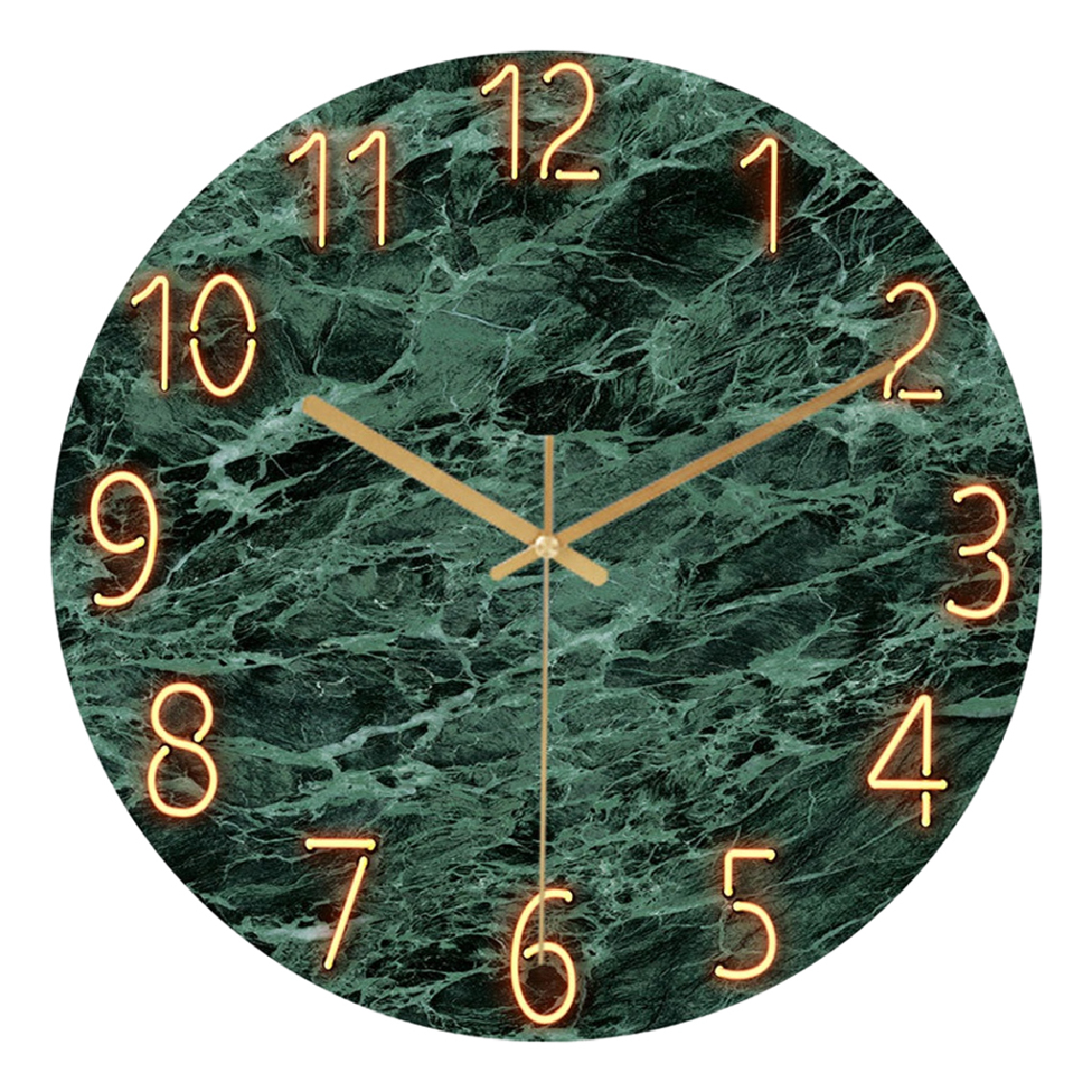 marque generique - Horloge Murale Suspendue Moderne Horloges En Verre De Quartz De Qualité Silencieuse Sans Coutil D - Horloges, pendules
