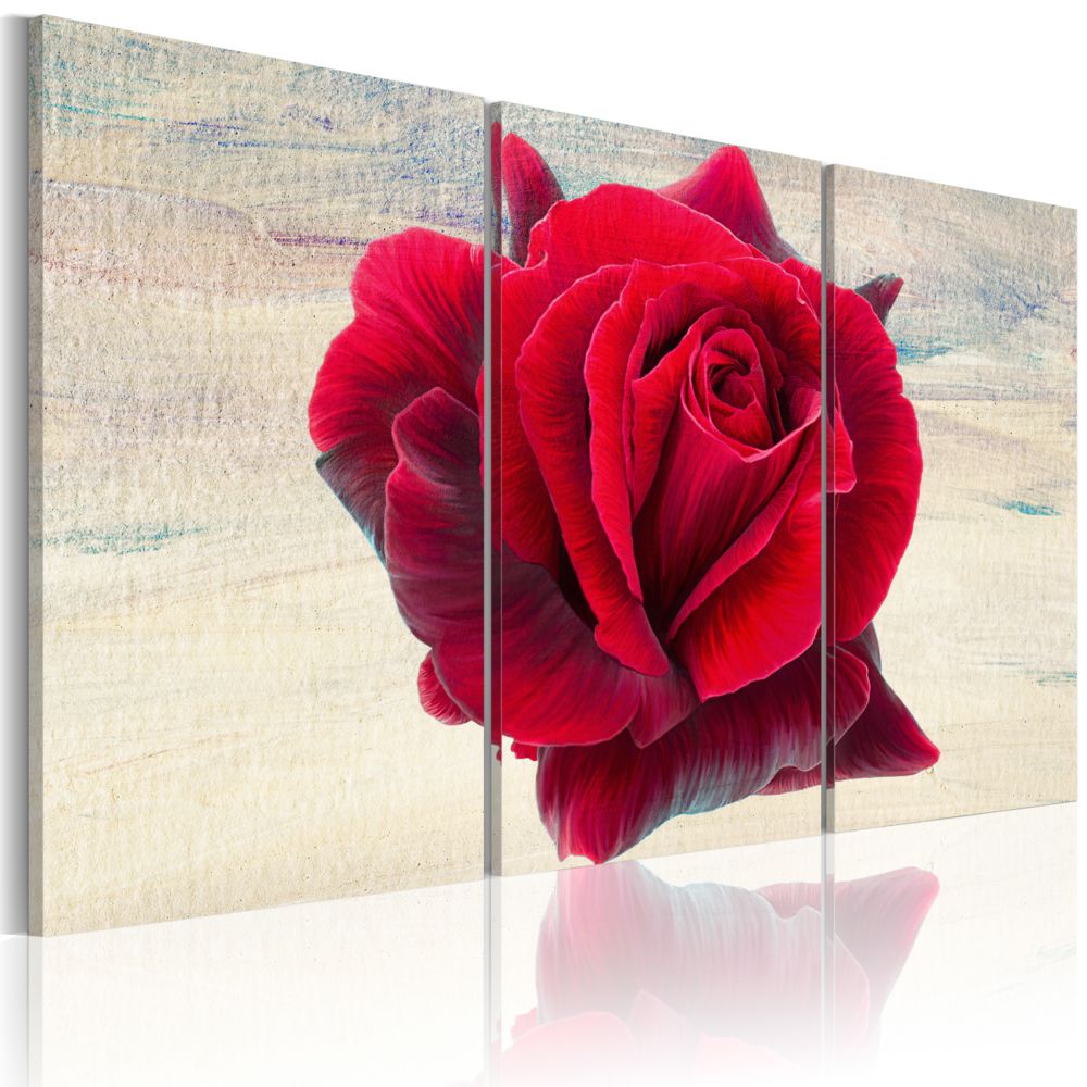 Bimago - Tableau - Lyrical rose - Décoration, image, art | - Tableaux, peintures