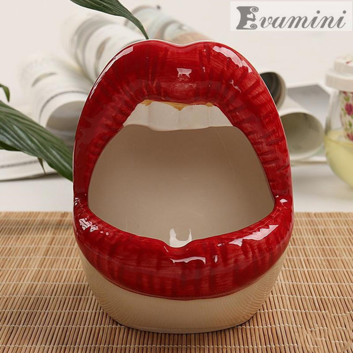 Universal - Cendrier céramique cendrier mignon dessin animé cendrier lèvres personnalité créative la bouche branchée maison - Cendriers