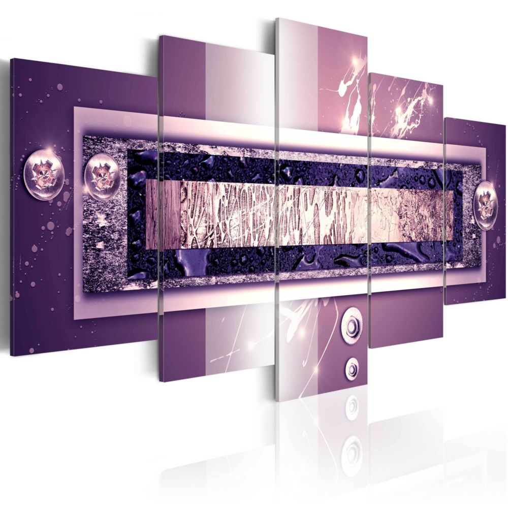 Artgeist - Tableau - Purple cascade 200x100 - Tableaux, peintures