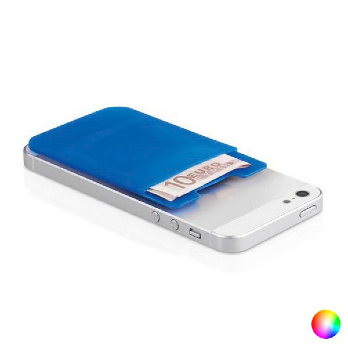 Totalcadeau - Porte-cartes en silicone avec ventouse (5,6 x 8,9 x 0,5 cm) pour smartphone Pas cher - Objets déco