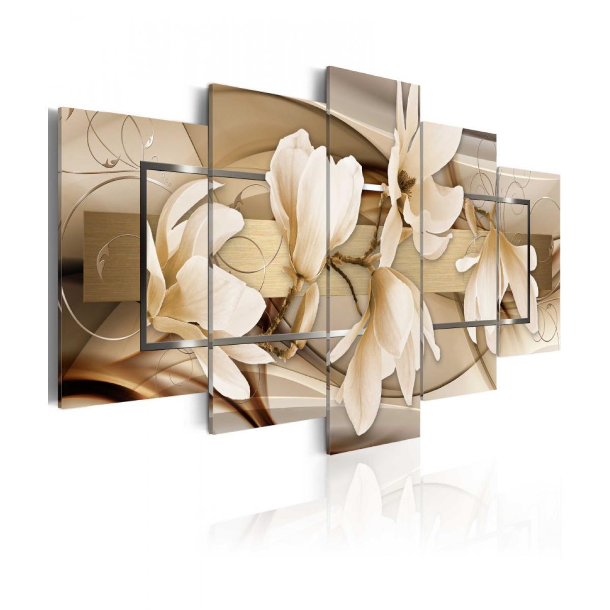 Artgeist - Tableau - Danse beige 200x100 - Tableaux, peintures