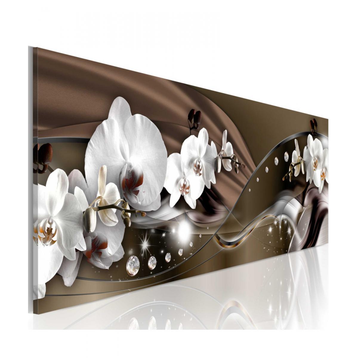 Artgeist - Tableau - Chocolate Dance of Orchid 150x50 - Tableaux, peintures