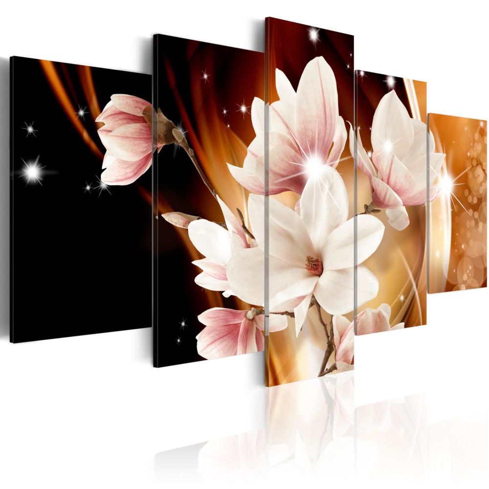 Bimago - Tableau - Illumination (Magnolias) - Décoration, image, art | Fleurs | Magnolias | - Tableaux, peintures