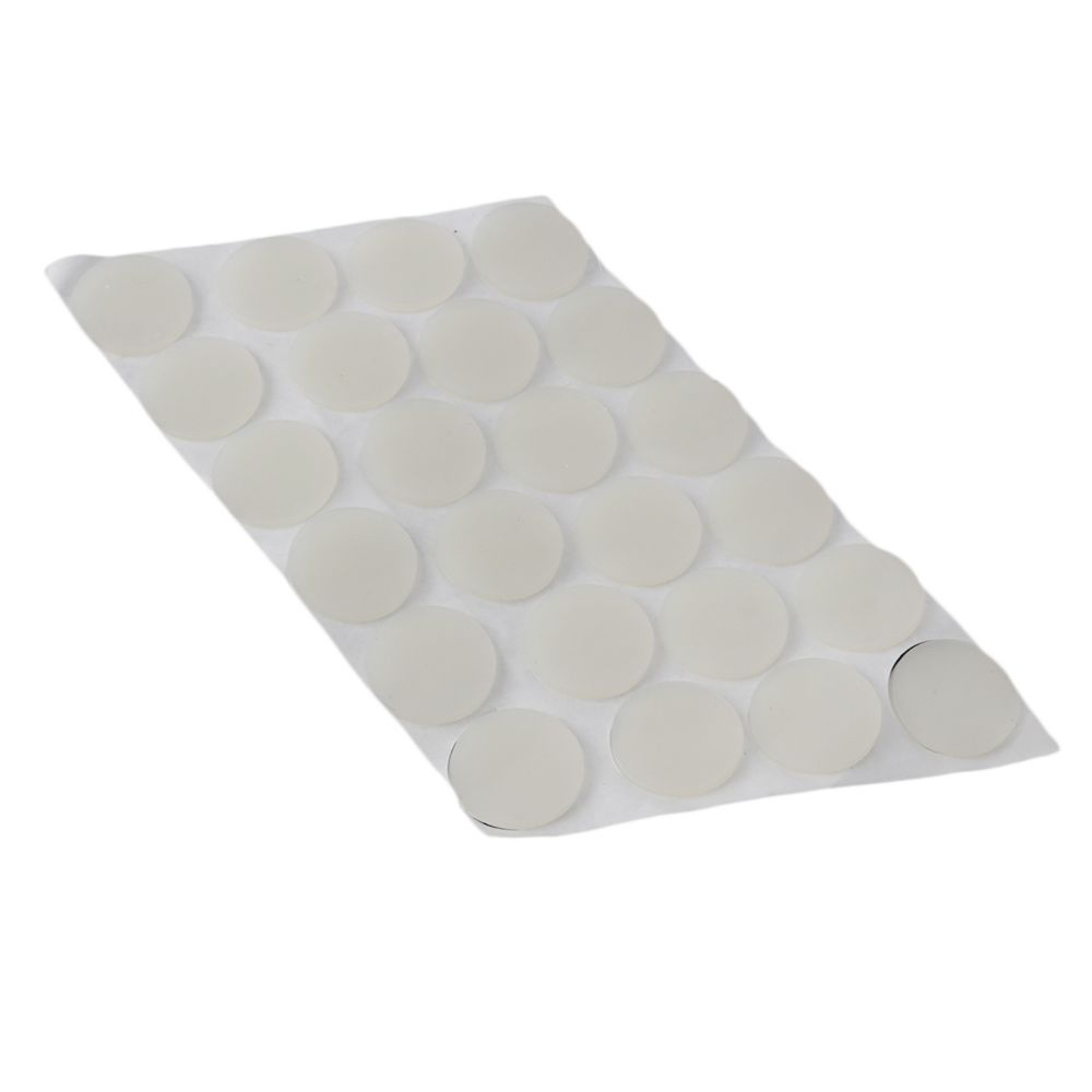 marque generique - tampons blancs auto-adhésifs pour tampons 20 x 1 mm - Stickers