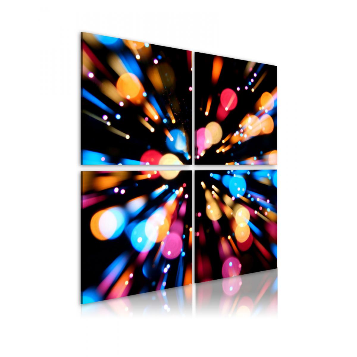 Artgeist - Tableau - Course de lumières 90x90 - Tableaux, peintures