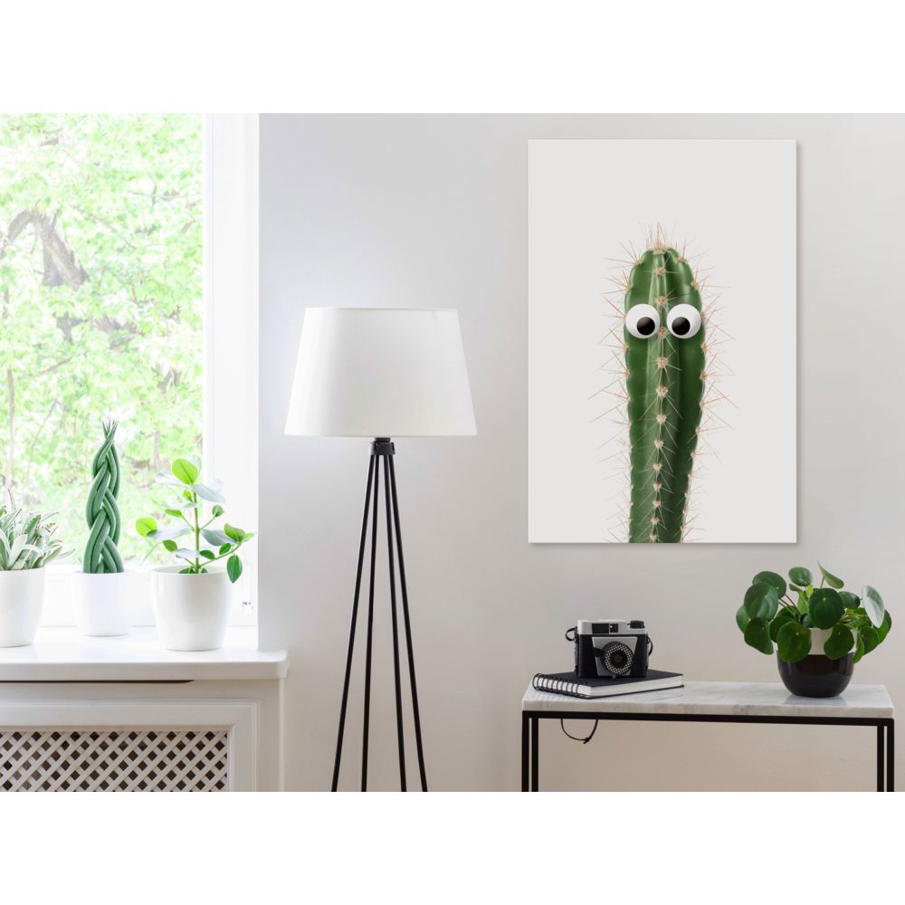 marque generique - 60x90 Tableau Fleurs variées Fleurs Distingué Live Cactus (1 Part) Vertical - Tableaux, peintures