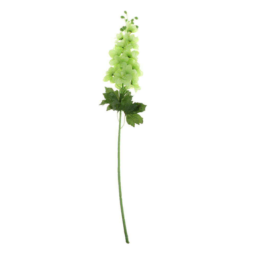 marque generique - Artificielles Fleurs De Delphinium De Soie Feuilles Plante Décor à La Maison Verte - Plantes et fleurs artificielles