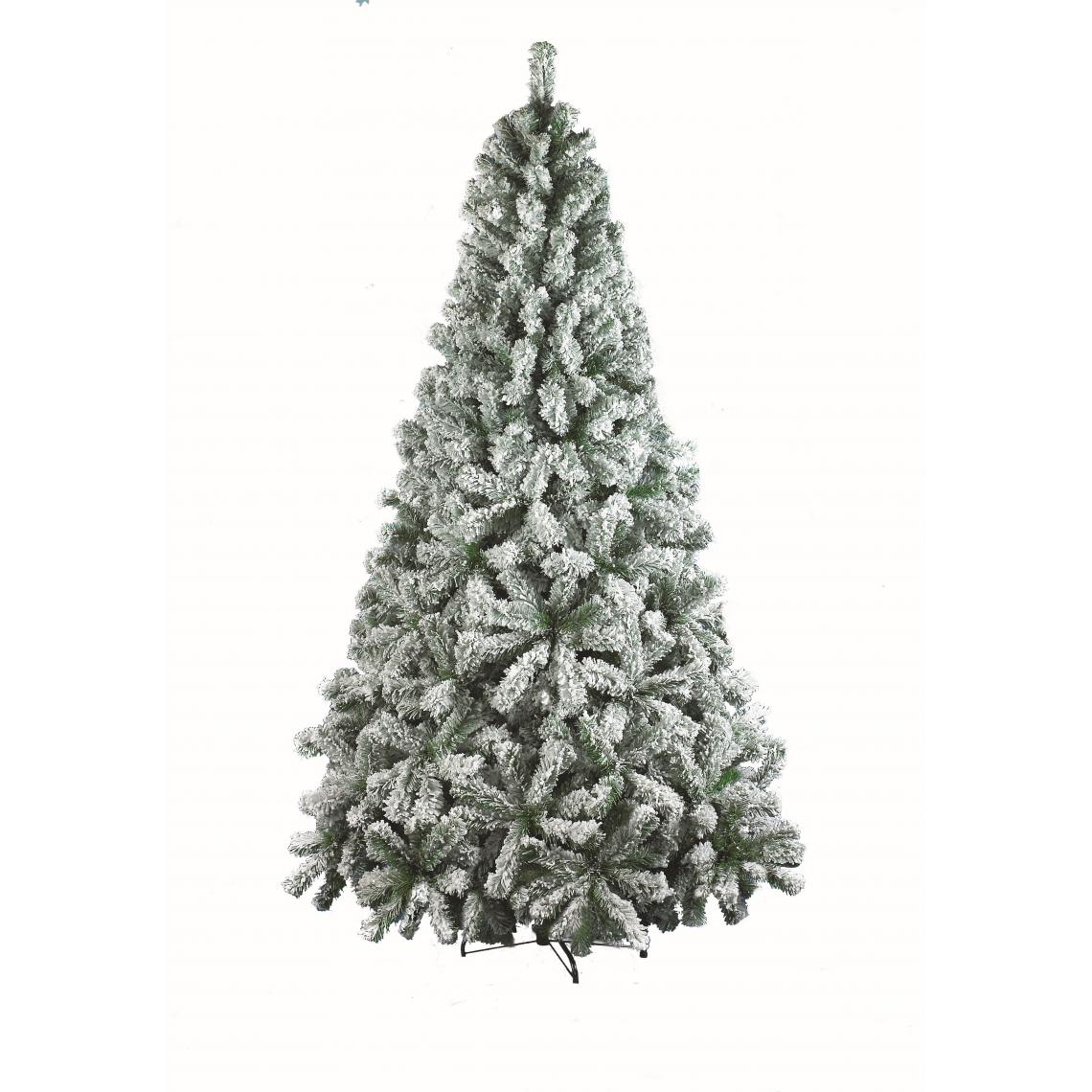 Alter - Sapin de Noël "Maria", Hauteur 120 cm, Blanchi à la chaux, Extrafolto, 230 branches, 60x60x120 cm - Sapin de Noël