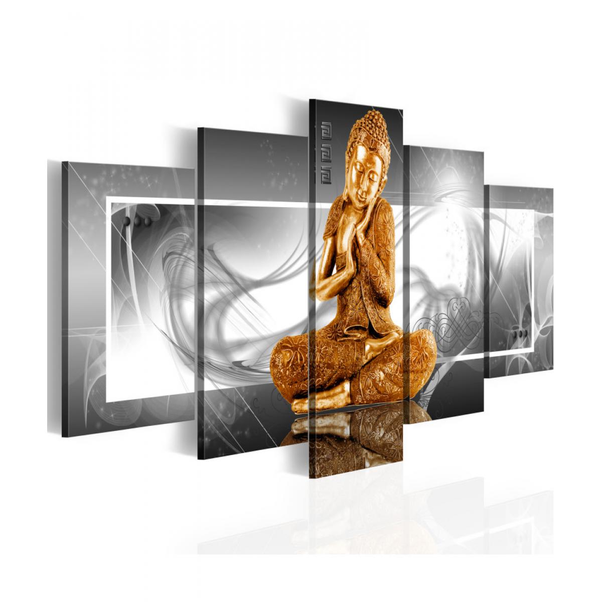 Artgeist - Tableau - Prière bouddhique 100x50 - Tableaux, peintures