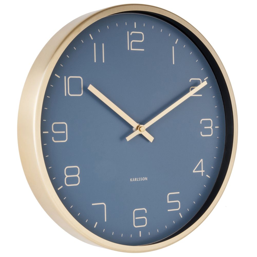Karlsson - Horloge en métal Gold elegance - Horloges, pendules
