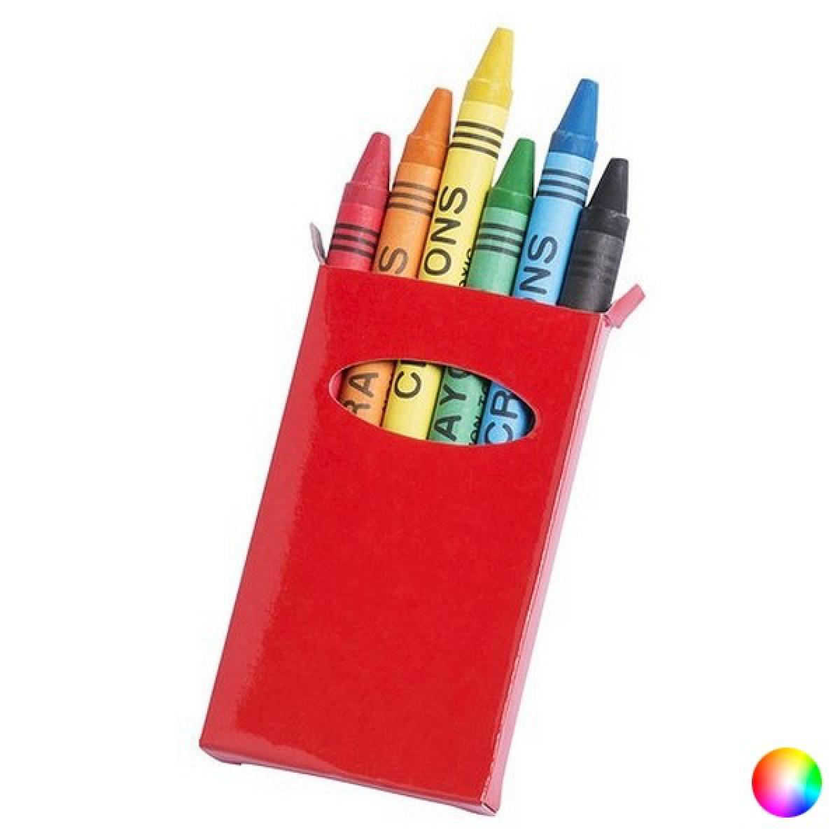 Totalcadeau - Boîte de crayons de couleur (6 unités) - Dessiner Pas cher - Objets déco