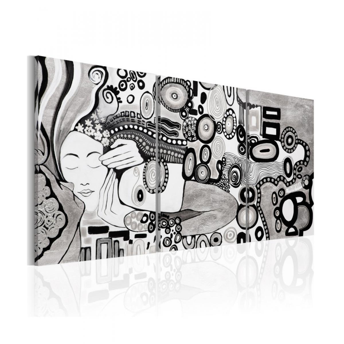 Artgeist - Tableau - Silver Kiss 60x30 - Tableaux, peintures
