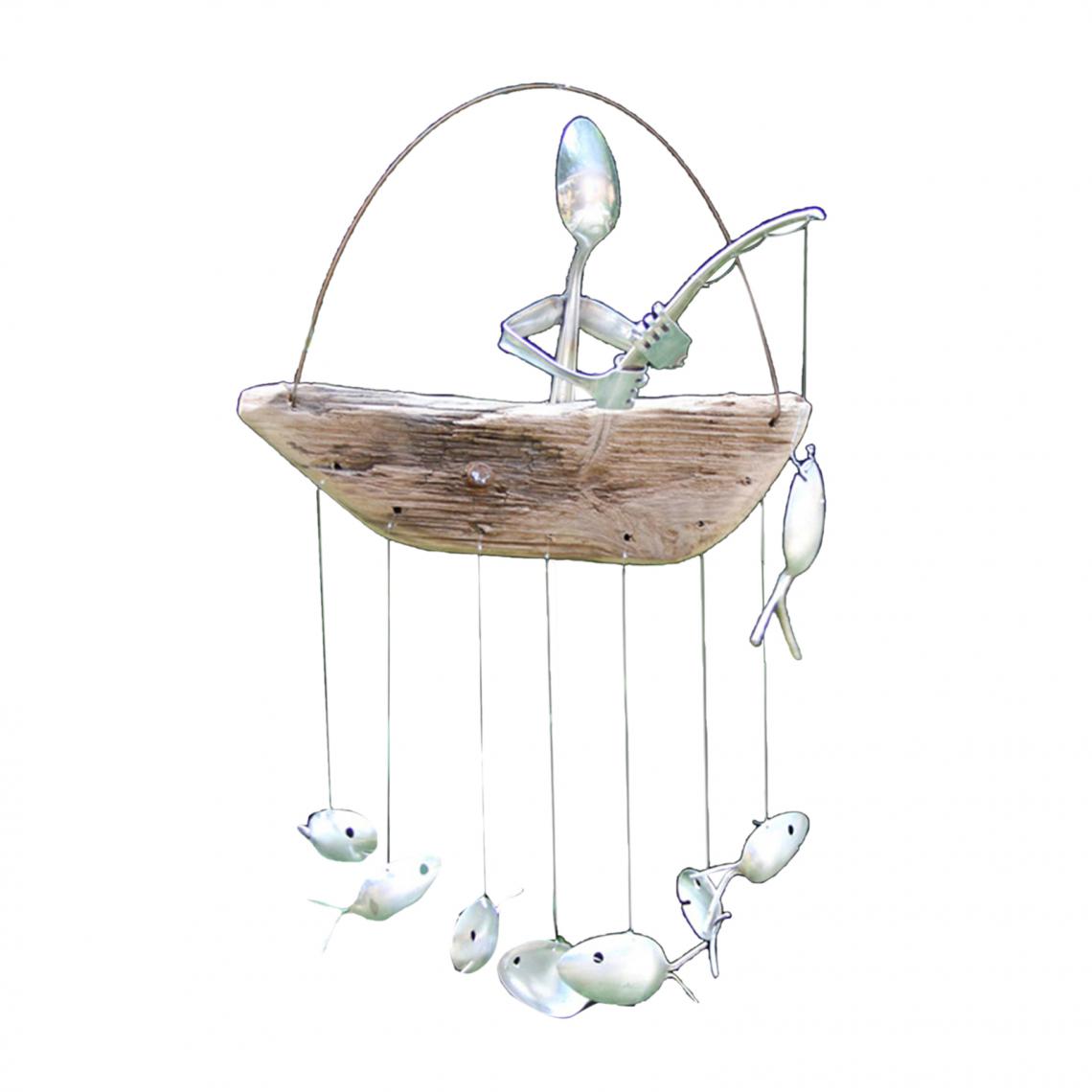 marque generique - Creative Hanging Wind Chime Wind Bell Garden Home Balcon 2 Personnes Style - Objets déco
