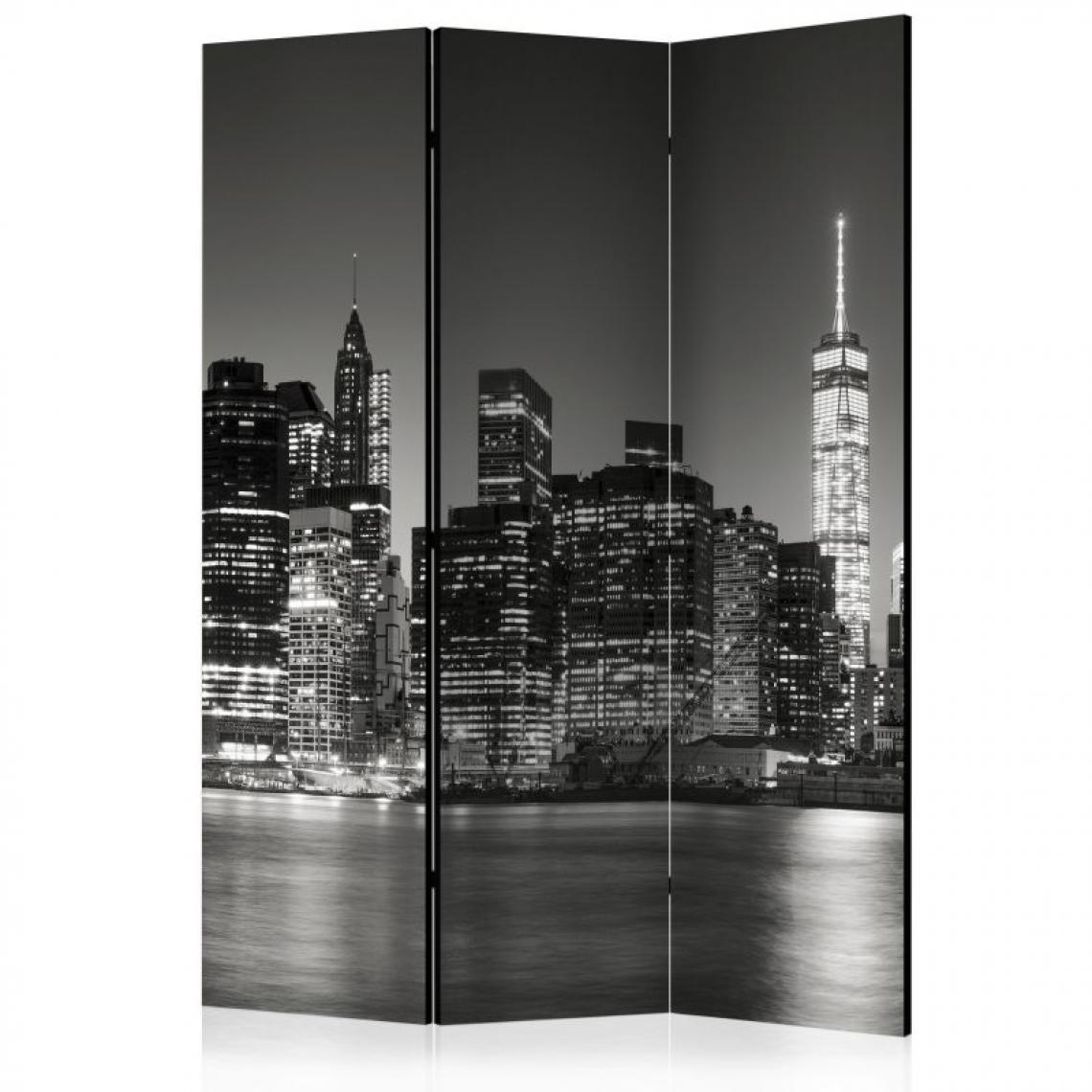 Artgeist - Paravent 3 volets - New York Nights [Room Dividers] .Taille : 135x172 - Paravents