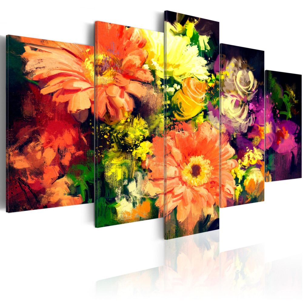 Artgeist - Tableau - Spring Collage 100x50 - Tableaux, peintures