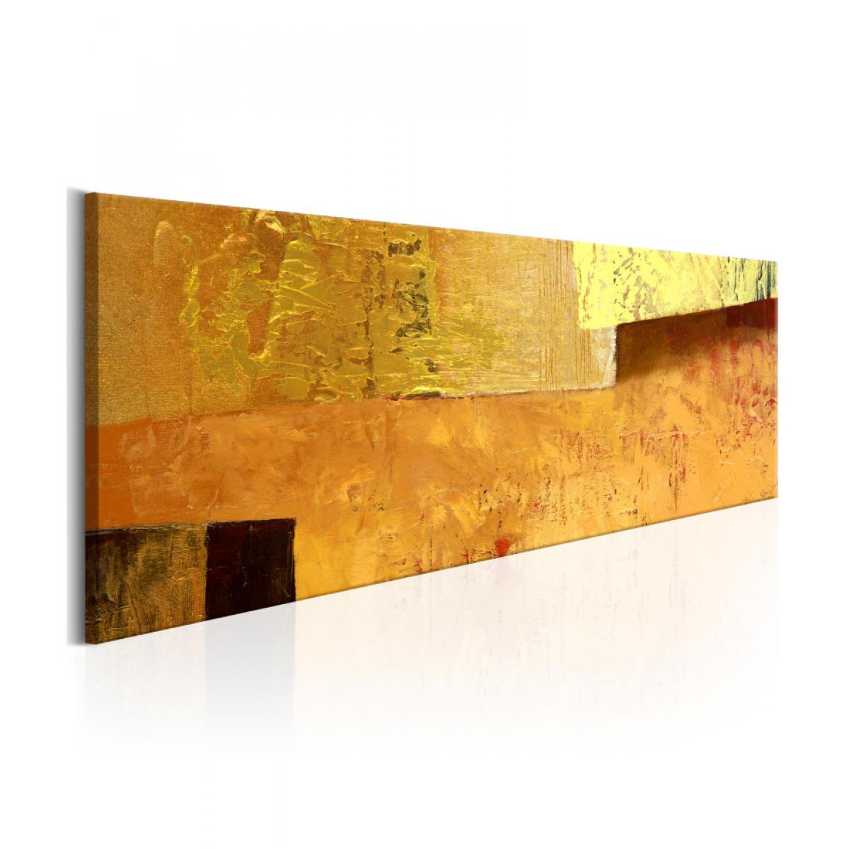 Artgeist - Tableau - Golden Torrent 120x40 - Tableaux, peintures