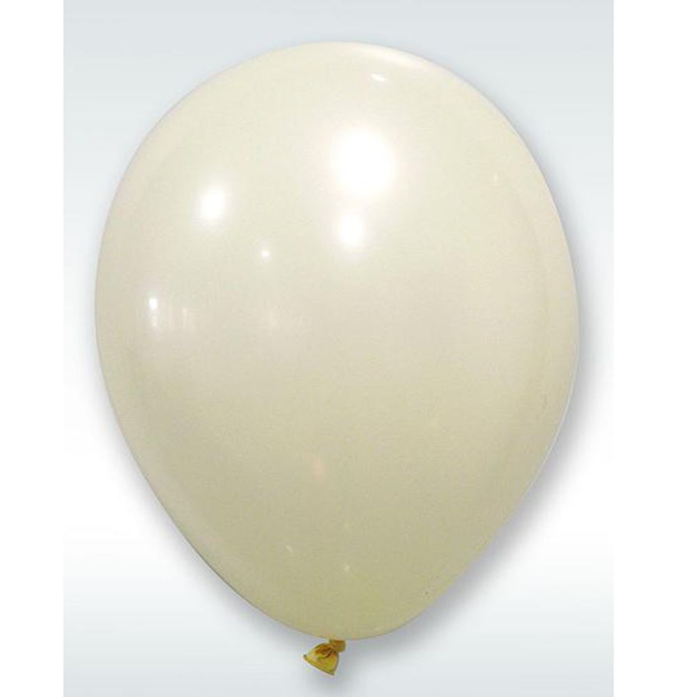Visiodirect - Lot de 600 ballons opaque coloris Ivoire - 25 Cm - Objets déco