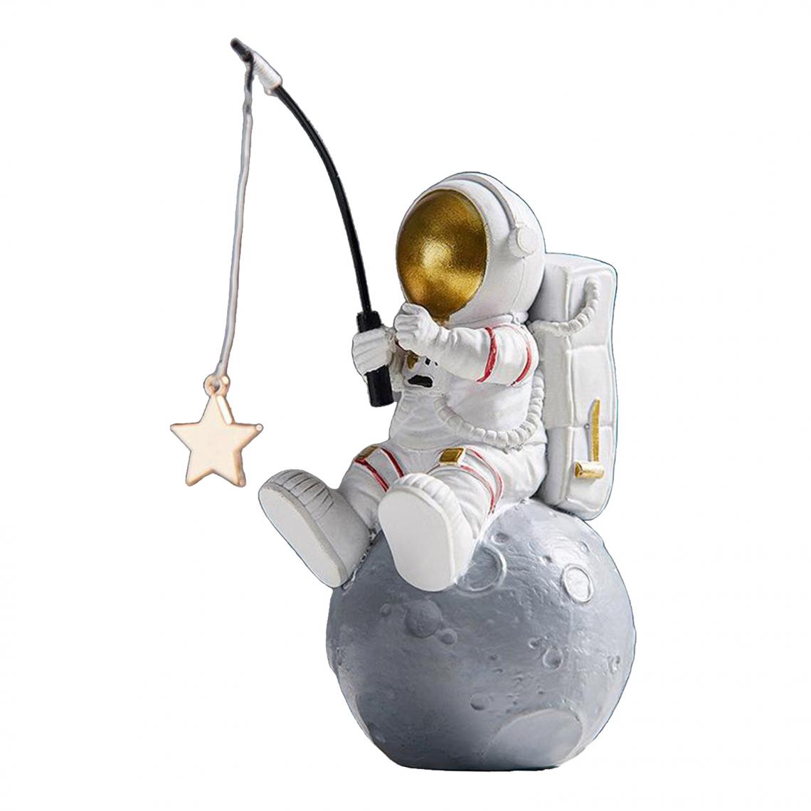 marque generique - Résine Spaceman Statue Ornement Bureau À Domicile Astronaute Décors Modèle 1 - Statues