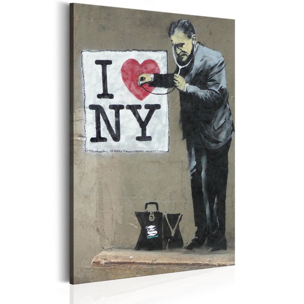 Artgeist - Tableau - I Love New York by Banksy 60x90 - Tableaux, peintures