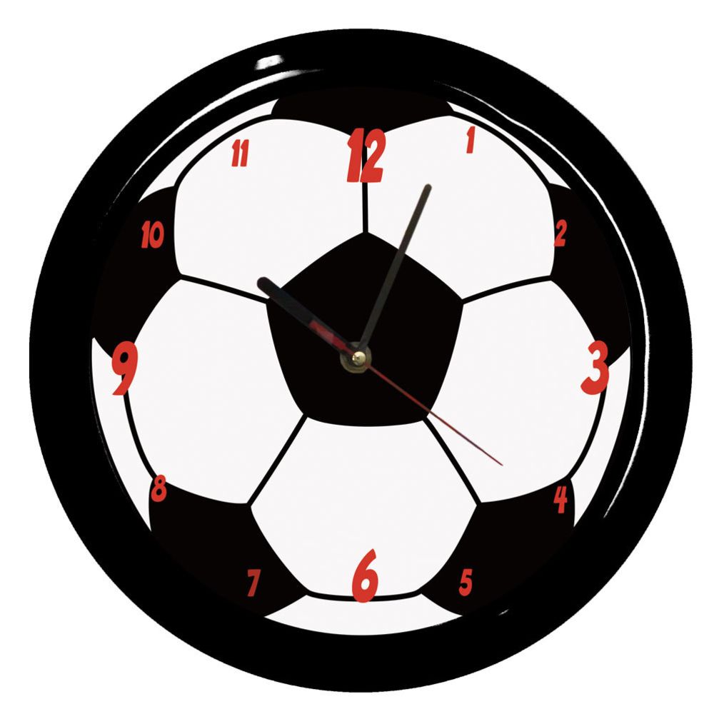 Cbkreation - Pendule ronde Football Cbkreation - Horloges, pendules
