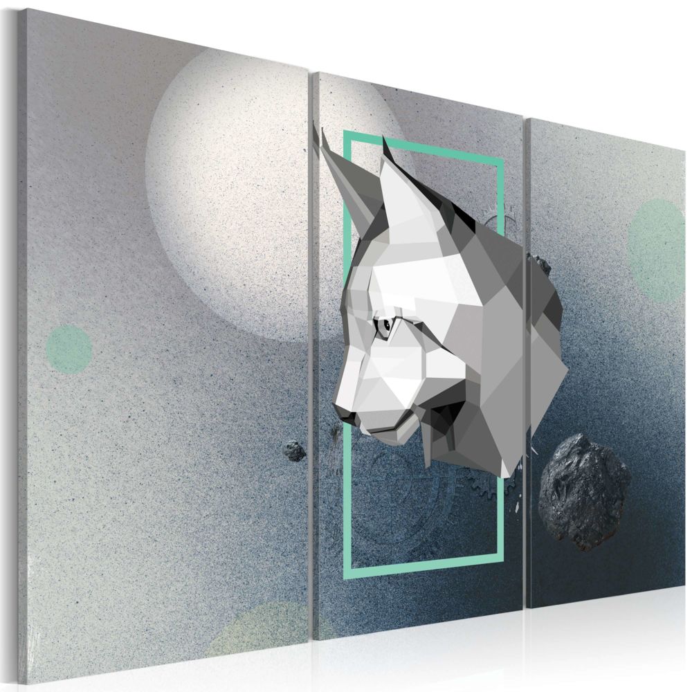 Bimago - Tableau | animal | 60x40 | Abstraction | 3D | Triptyque | - Tableaux, peintures