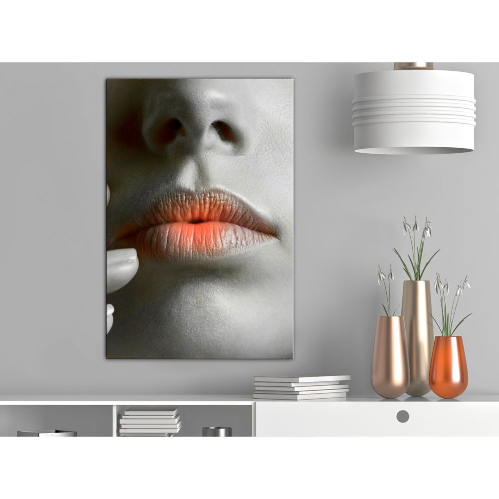 marque generique - 80x120 Tableau Femme Personnages Splendide Hot Lips (1 Part) Vertical - Tableaux, peintures